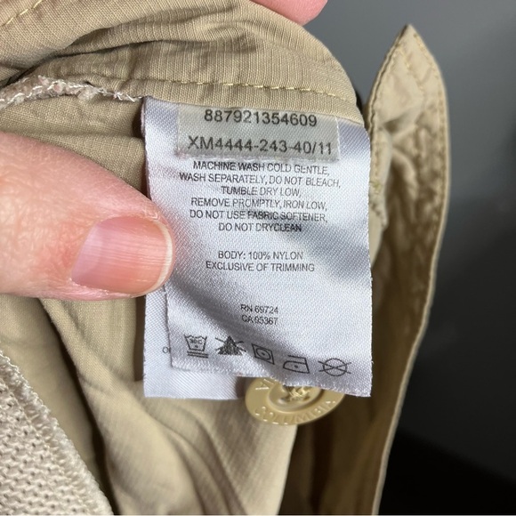 Columbia Omni-shade lightweight cargo shorts tan size 40 - Picture 5 of 5